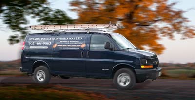 Ontario Insulation van